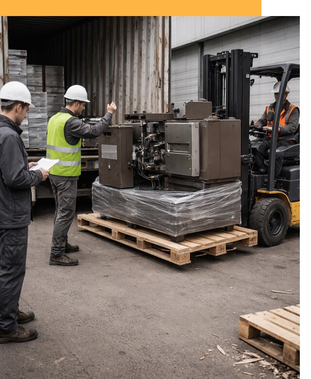 Доставка промышленного оборудования из Европы от 46355