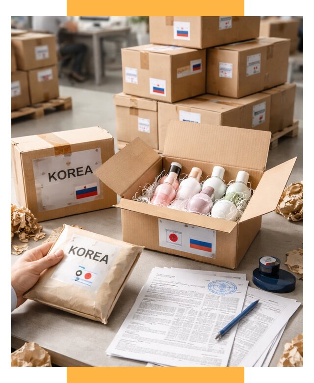 Доставка косметики из Кореи от 8756 р. под ключ | СетСервис-Рюп