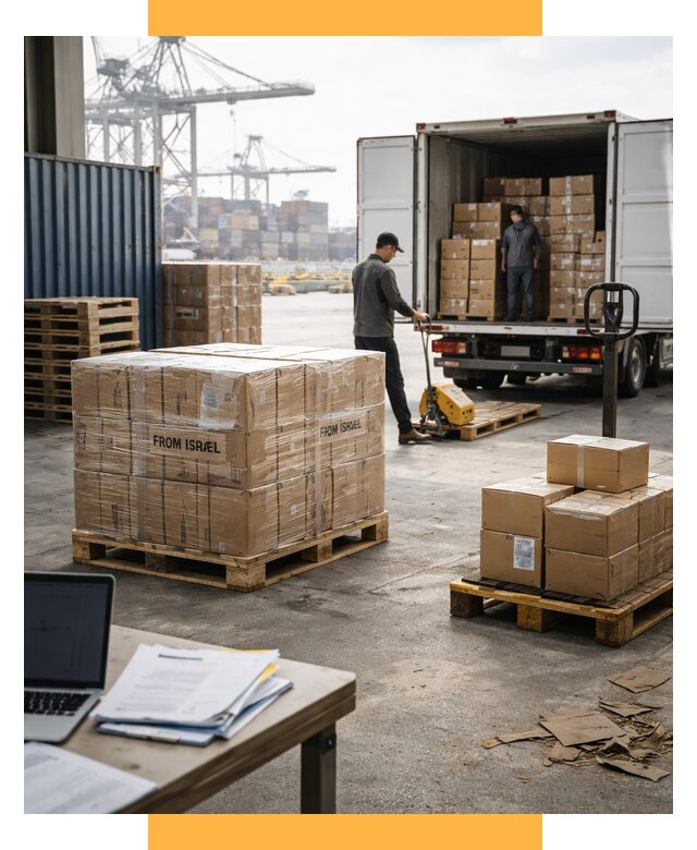 Доставка грузов из Израиля от 15452 р., логистика от СетСервис-Рюп
