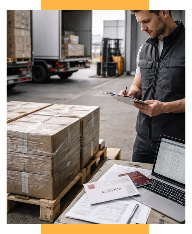 Доставка в Австрию от 66957 р. Логистика и экспорт СетСервис-Рюп