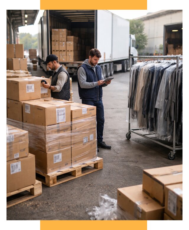 Перевозка и доставка одежды из Китая от 7726 р., СетСервис-Рюп