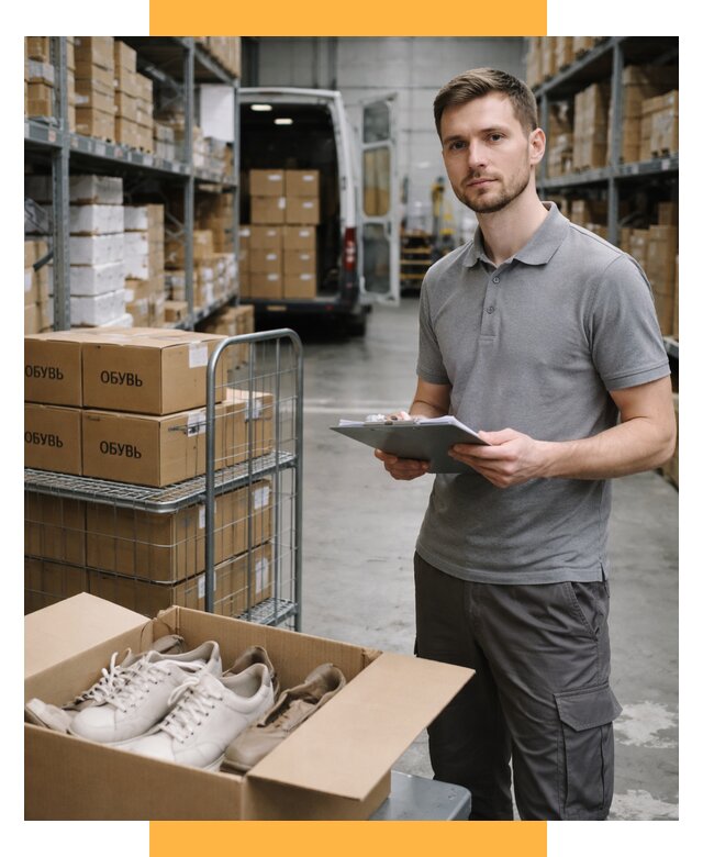 Доставка обуви из Китая и Турции от 4635 р. СетСервис-Рюп