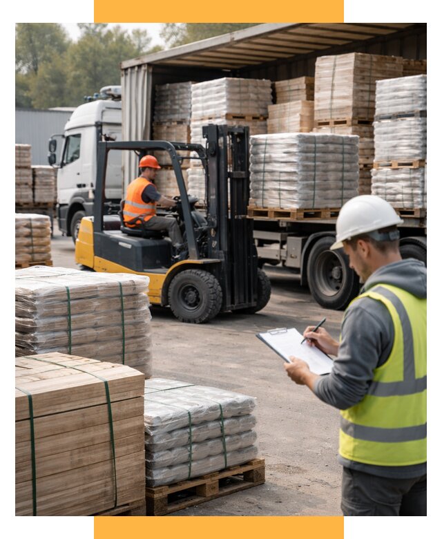 Перевозка строительных материалов от 5666 р. | СетСервис-Рюп