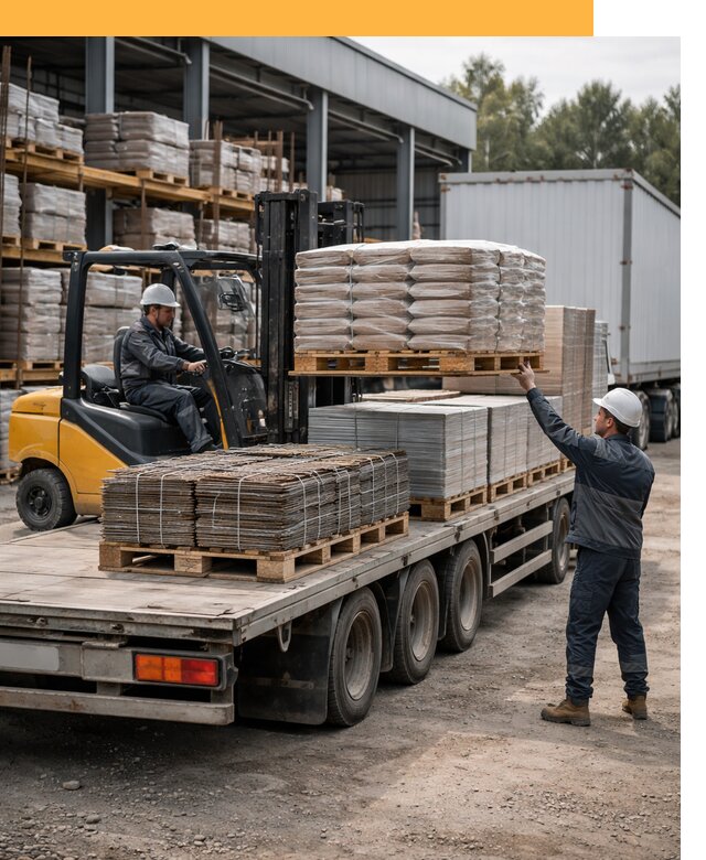 Перевозка строительных материалов по миру от 5666 руб