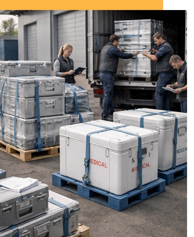 Перевозка медицинского оборудования по всему миру от 15452 руб