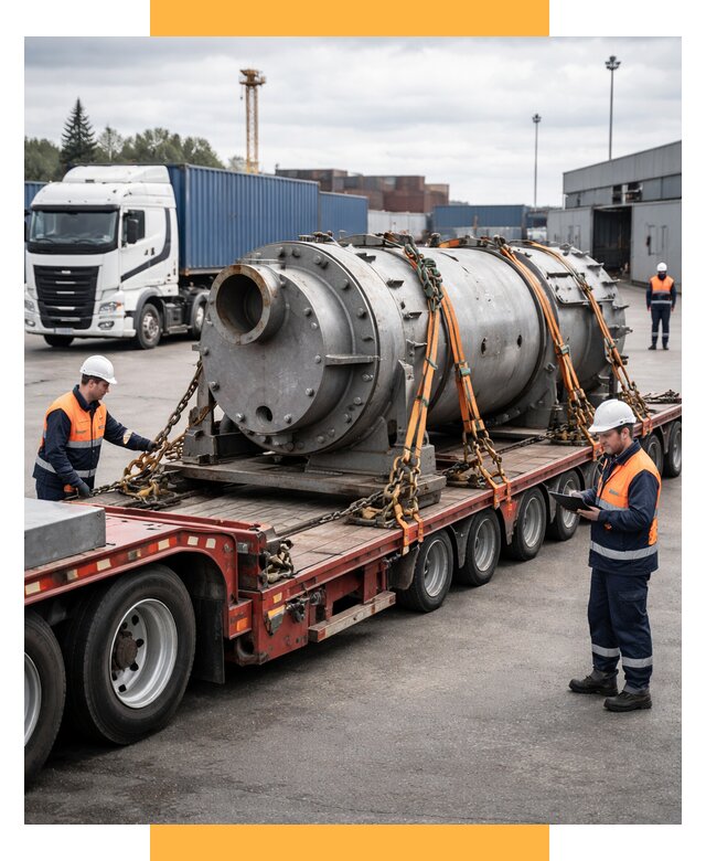 Перевозка тяжеловесных грузов под ключ от 154515 р. | СетСервис-Рюп